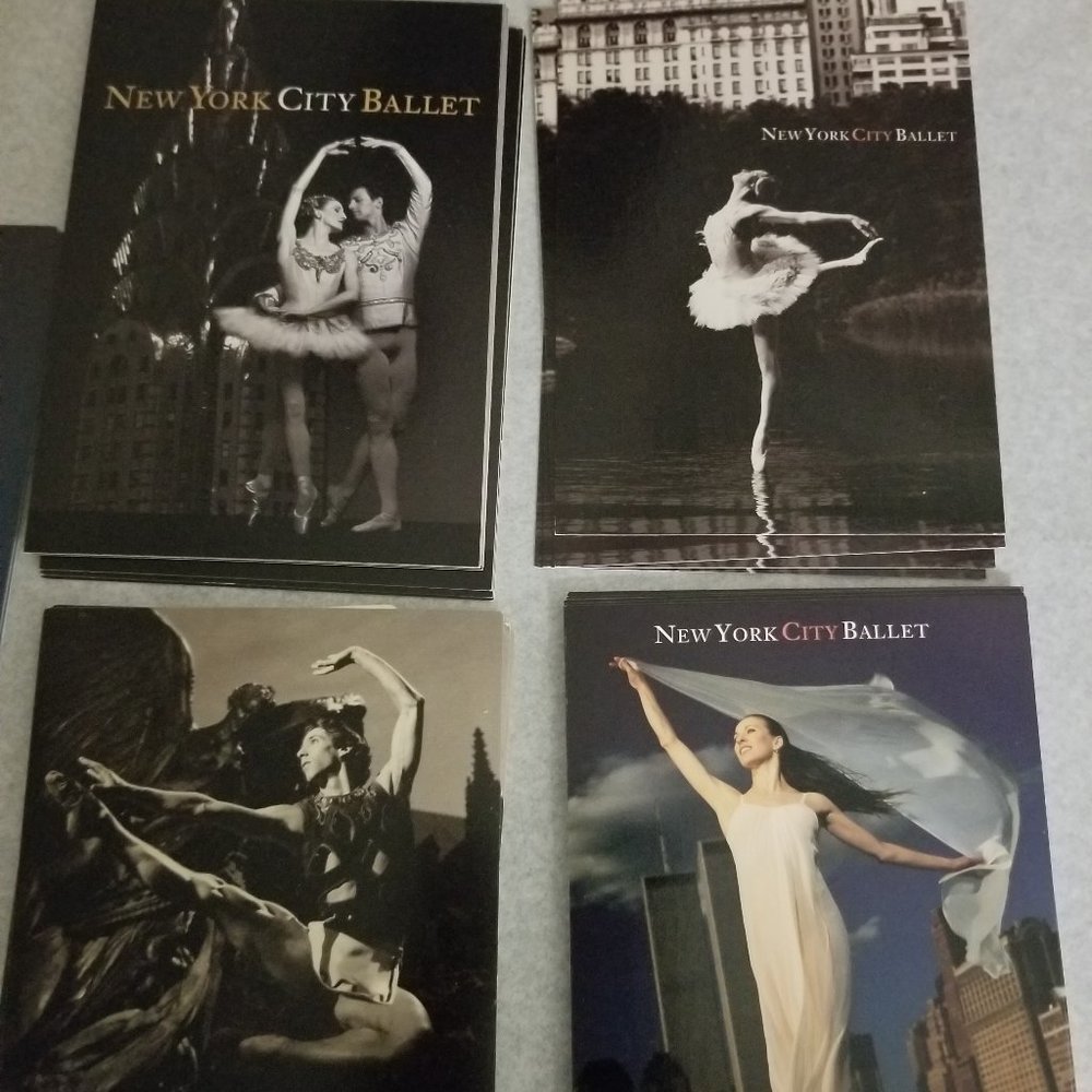 NY City Ballet Post Card-One Card Only- WTC/ Pink Gown from Ballet PAVANNE